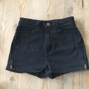 American Apparel Size 23 High Waisted Shorts